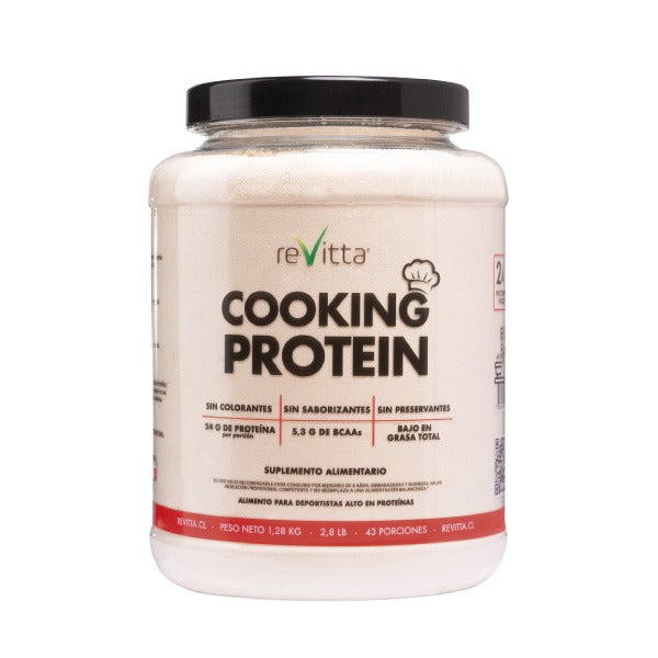 Proteina Whey Cooking Protein 1,28 kgs. 43 servicios