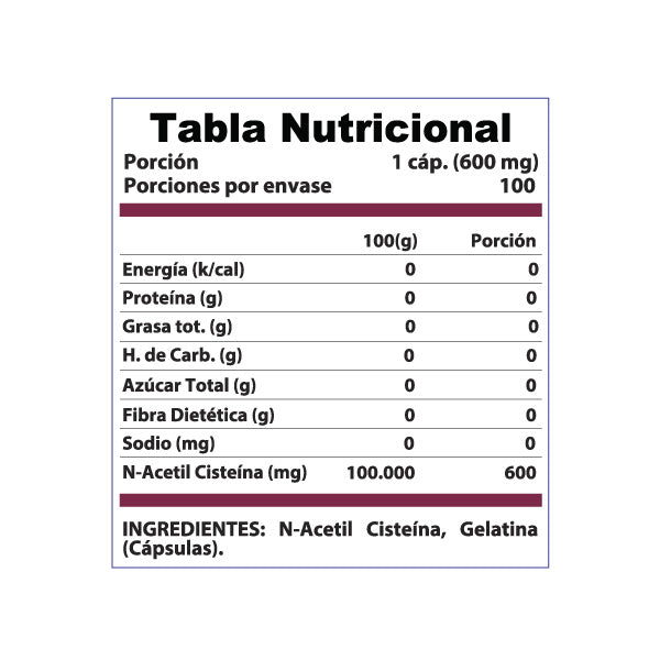 NAC L-CISTEÍNA