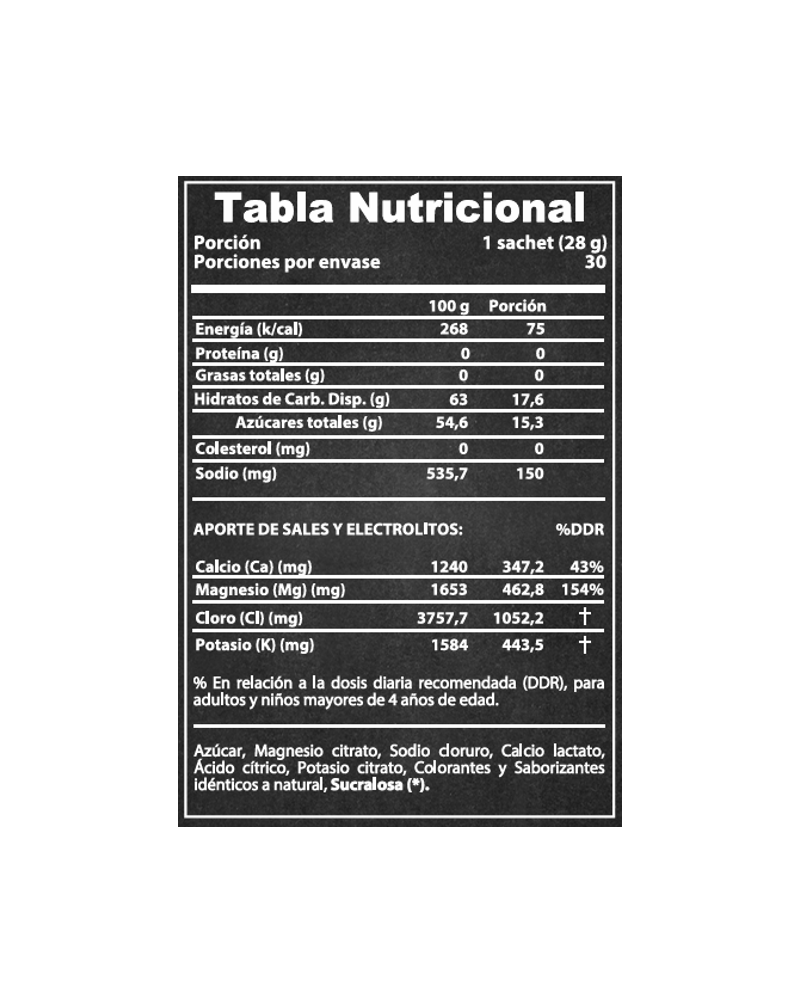 DRINK TONIC POLVO 30 SACHETS  (ISOTONICA)