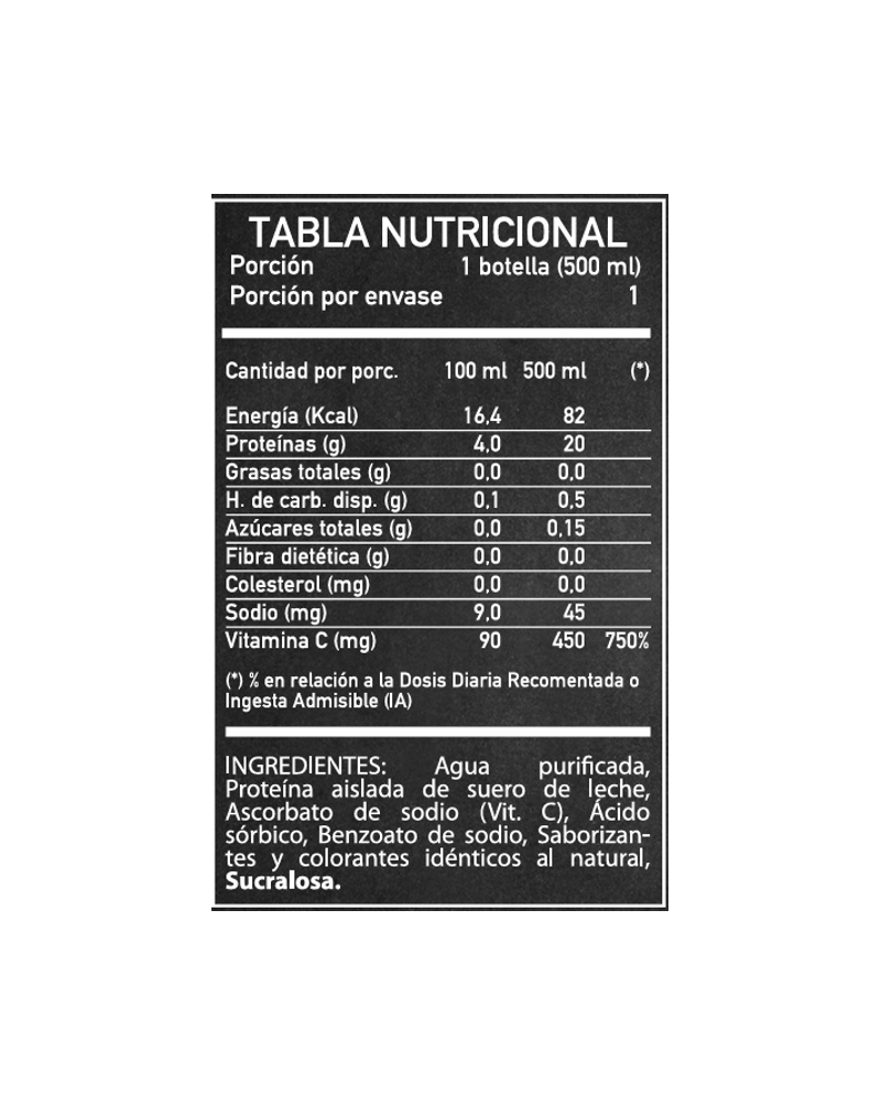 PROTEINA LIQUIDA (20 GRAMOS PROTEINA)