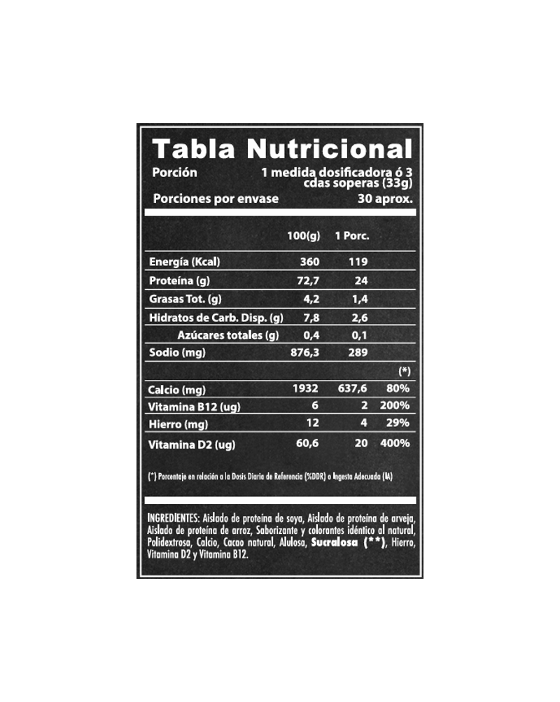 VEGAN SHAKE (30 SERVICIOS)